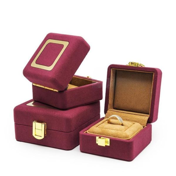 proposal ring box_ring box wedding_jewelry box designs - 图片 2