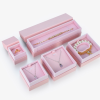 Customized logo printed paper jewelry box packaging - 图片 2