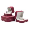High quality square custom PU jewelry gift packaging - 图片 2