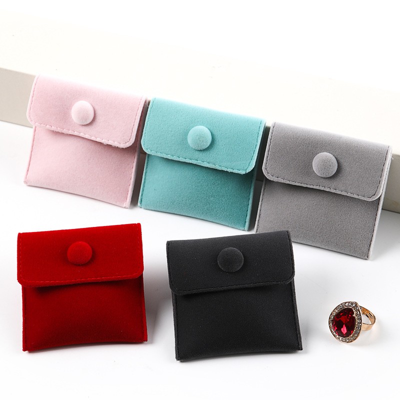 Faux Suede Jewelry Pouch - 图片 4