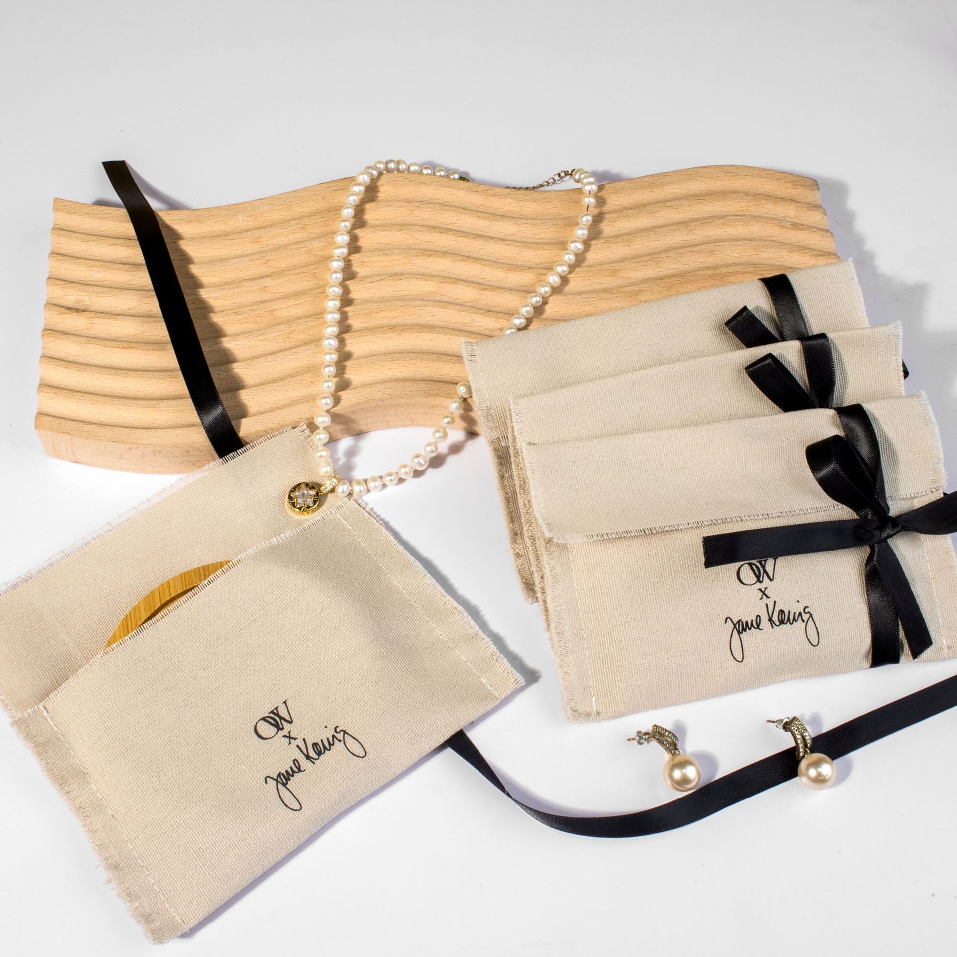 Envelop Jewelry Pouch With Ribbon - 图片 11